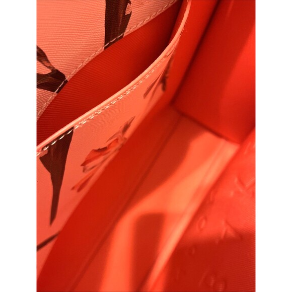 Ted Baker London The Icon Floral Print Large Size Tote Bag 13x13.5x4.5 inch Iris - Picture 16 of 16